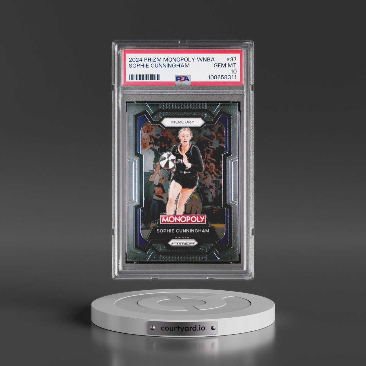 2024 Sophie Cunningham - Basketball Panini Prizm Monopoly WNBA PSA